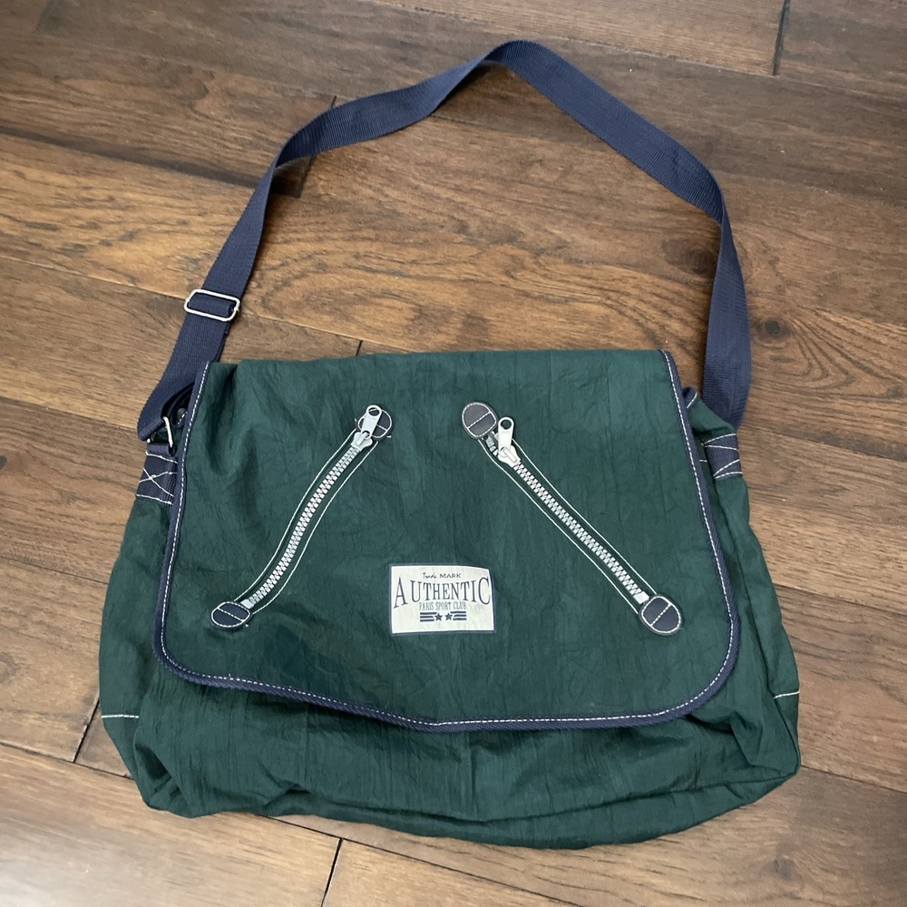 VTG Paris Sport Club Green/Blue Messenger‎ Bag